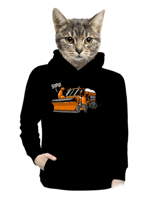 dámska mikina klokanka