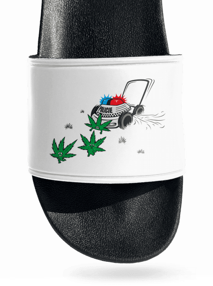 Ganja kríza šľapky White
