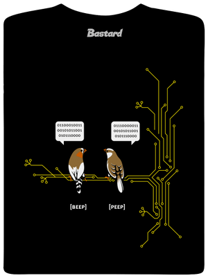 Beep and Peep pánske tričko Black