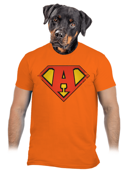 Som superhrdina pánske tričko Orange