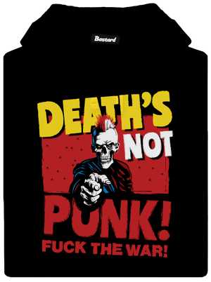 Death's not punk dámska mikina klokanka Black