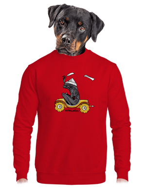 Votrelníček unisex mikina bez kapucne Red