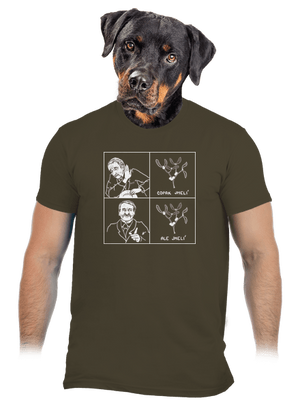 Cimrman: Copak jmelí pánske tričko Urban Khaki