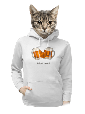 dámska mikina klokanka