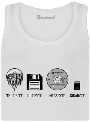 Trilobite dámske tielko klasické White