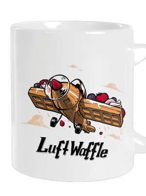 Luftwaffle veľký hrnček White