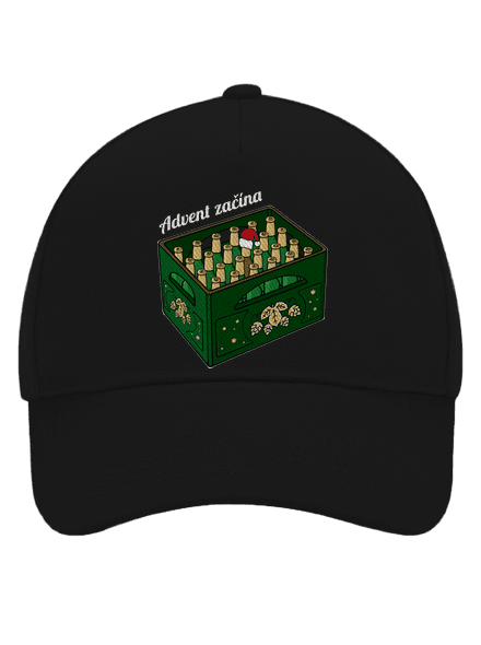Advent začína šiltovka baseballka Black