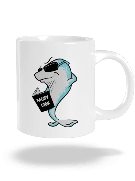 Moby Dick veľký hrnček White
