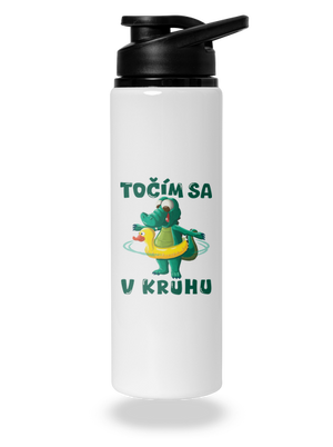 Točím sa v kruhu flaša na vodu White