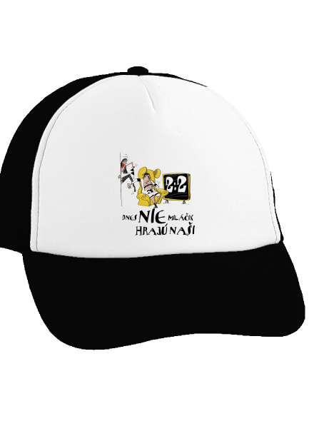 Hrajú naši šiltovka truckerka Black cap