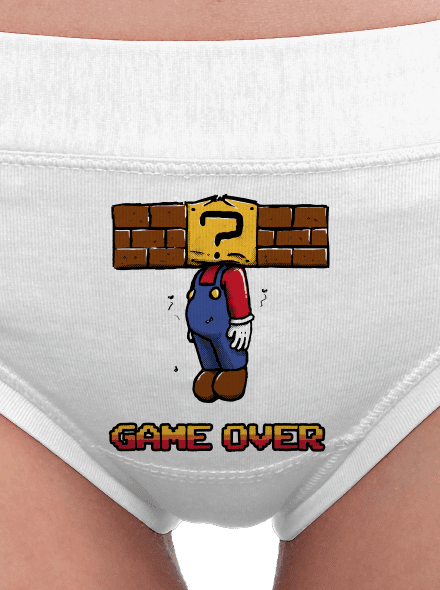 Game Over dámske nohavičky White
