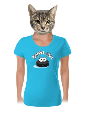 Čumím ako puk dámske tričko Blue Atol