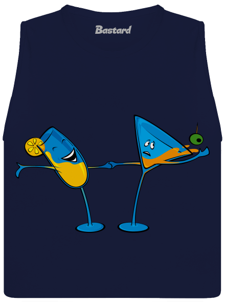 Drinky dámske tielko voľné Navy