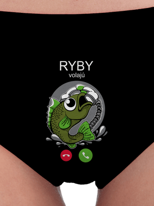 Ryby volají dámske nohavičky Black
