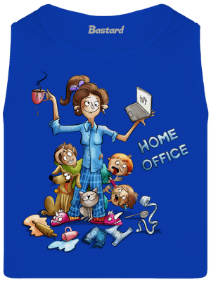 Mamičky home office pánske tielko Royal Blue