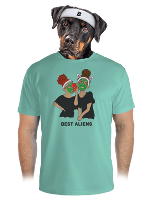 Best aliens pánske športové tričko Mint Mal