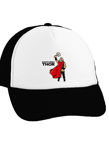 Masturbathor šiltovka truckerka Black cap