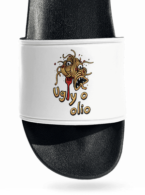 Ugly o olio šľapky White