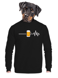unisex mikina bez kapucne