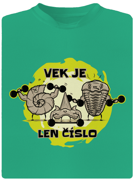 Vek je len číslo pánske športové tričko Mint Mal