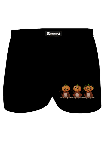 Halloween opičky pánske trenky Black