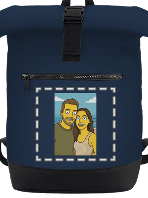 Simpsonovi z vlastnej fotky batoh French Navy