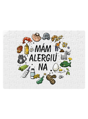 Mám alergiu na... + fix puzzle White