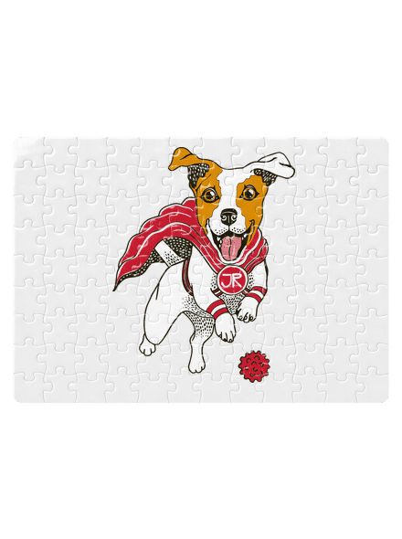 Jack Russell puzzle White