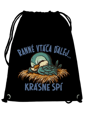Ranné vtáča spí vak Black