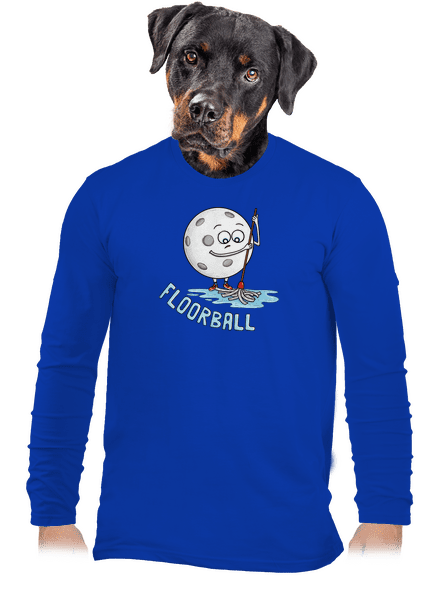 Floorball pánske dlhý rukáv Royal Blue