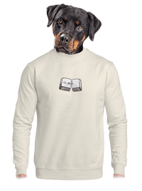 unisex mikina bez kapucne