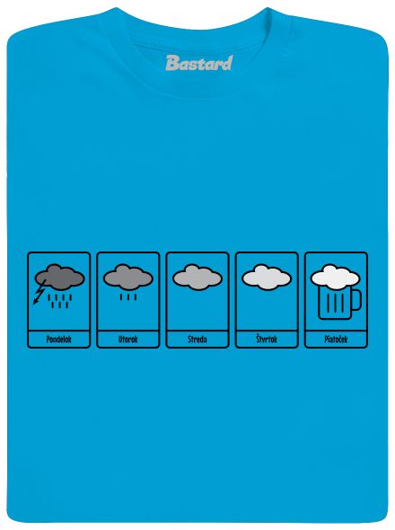 Predpoveď počasia pánske tričko Atoll
