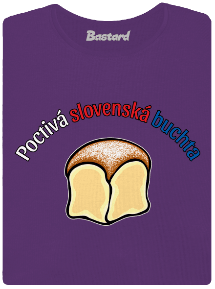 Poctivá buchta a klobása dámske tričko prémium Purple