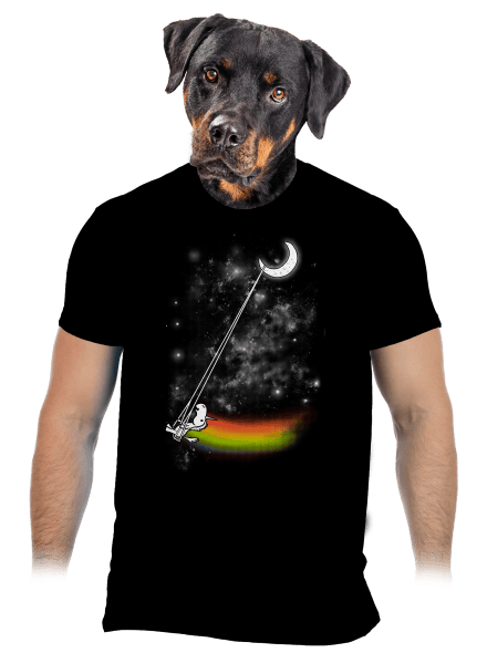 Unicorn Universe pánske tričko Black