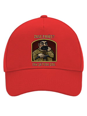 Zase práce? šiltovka baseballka Classic Red