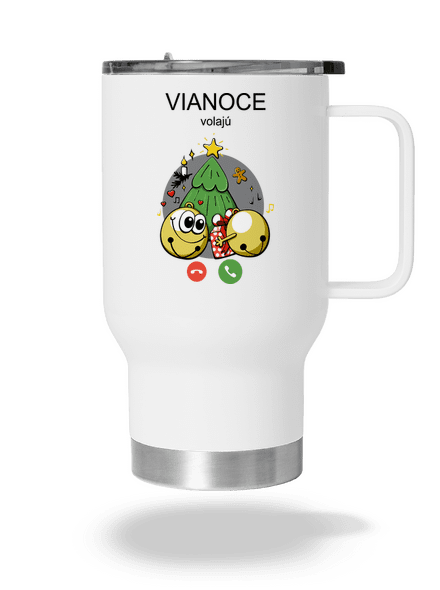 Vianoce volajú termohrnček White