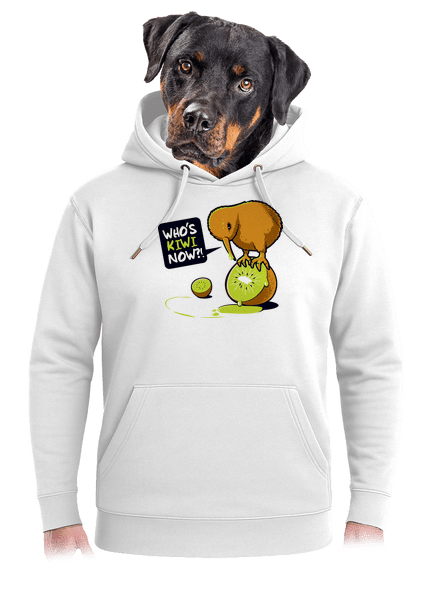 Kiwi unisex mikina premium Snowwhite