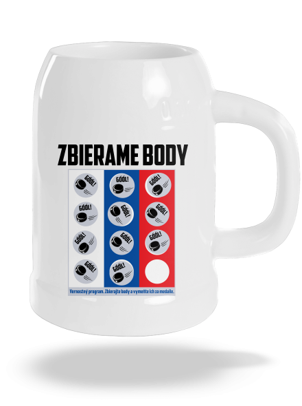 Zbierame body - hokej polliter White