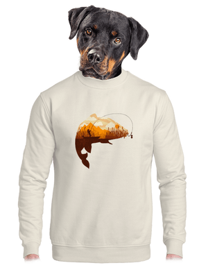 unisex mikina bez kapucne