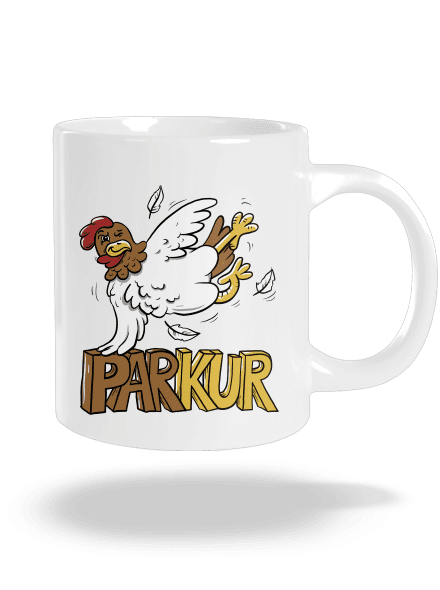 Parkur veľký hrnček White