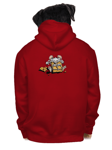 Gurmán pánska mikina na zips Red