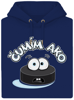Čumím ako puk unisex mikina premium Navy