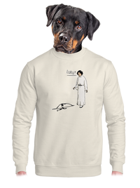 unisex mikina bez kapucne