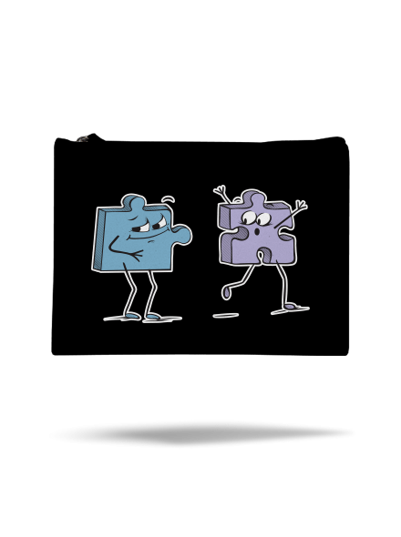 Puzzlíci taštička Black
