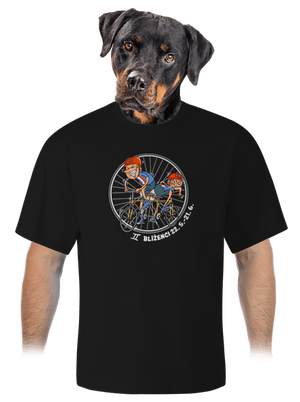 Cyklistický horoskop: Blíženci unisex tričko oversized Black