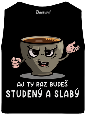 Studená káva pánske tielko Black