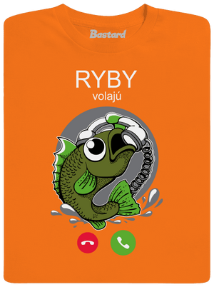 Ryby volají pánske tričko Orange