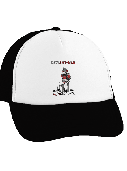 DeviAnt-man šiltovka truckerka Black cap