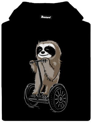 Leňoch dámska mikina klokanka Black