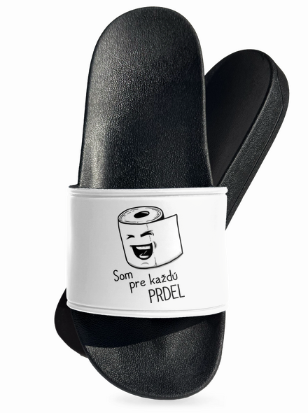 Prdel šľapky White